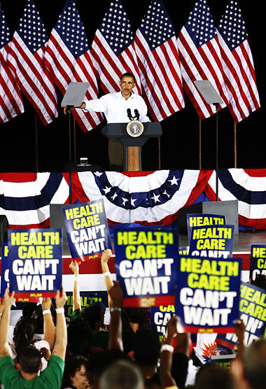 »Gesundheitsschutz kann nicht warten« – Obama-Auftritt vor Gewer...
