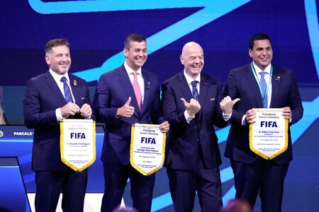 Auf dem FIFA-Kongress im Mai 2025 in Luque: Ziemlich beste Freun...
