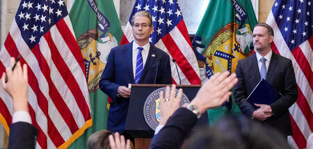 Eigentlich hält der US-Finanzminister den öffentlichen Sektor fü...