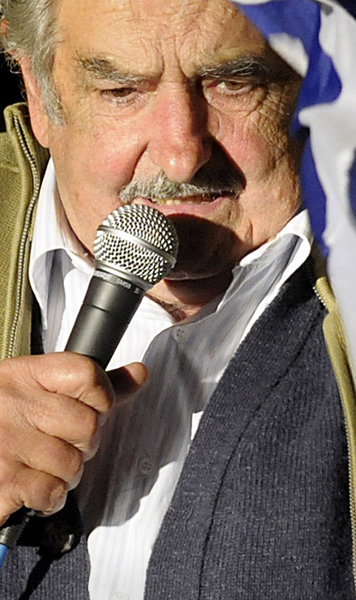 FA-Kandidat Mujica am Wahlabend