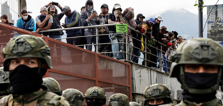 Der Widerstand in Ecuador gegen den scharfen Rechtsruck der verg...