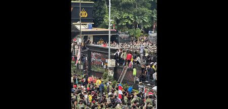 Auch in Indonesien fachten tödliche Repressionen die sozialen Pr...