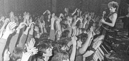 Konzert der Gitarreros in Halle-Neustadt, 1986