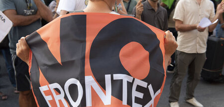 Protest gegen Pushbacks der EU-Grenzschutzbehörde in Athen (8.6....