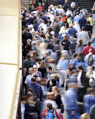 Berlin-Ostkreuz am 20. Juli. Die S-Bahn wird lange brauchen, um ...