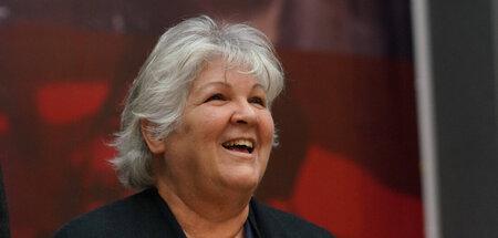 Aleida Guevara auf einer Konferenz in Neu-Delhi (Januar 2023) Aleida Guevara auf einer Konferenz in Neu-Delhi (Januar 2023)