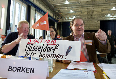 Kämpferische Stimmung bei der NRW-Linken, selbst im stockkatholi...
