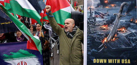 »Nieder mit den USA«: Protest vor dem US-Konsulat in Istanbul (1...