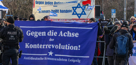 »Antiautoritäre« Linke in Leipzig-Connewitz machen gegen Palästi...