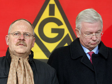Wer gewinnt? Wer verliert? Franz links, rechts Koch (4. November...
