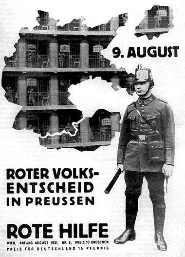 Auch die Rote Hilfe trommelte für den Volksentscheid Auch die Rote Hilfe trommelte für den Volksentscheid