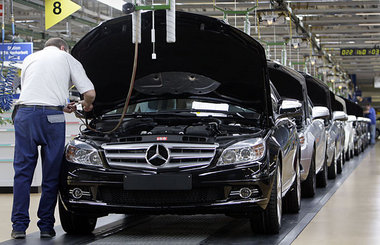 Könnte bald in China zusammengeschraubt werden – C-Klasse in Sin...