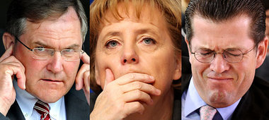 Wie bei den berühmten drei Affen: Der eine hört nichts, die ande...