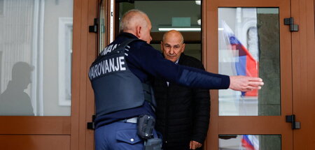 »Hochverrat«: Oppositionsführer Janez Janša sieht sich vor den W...