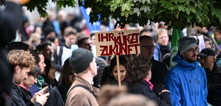 Protest des Bündnisses »Unkürzbar« in Berlin (10.10.2025)