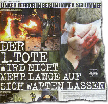 Manipulation steht auf ihren Fahnen: Bild-Zeitung vom Dienstag