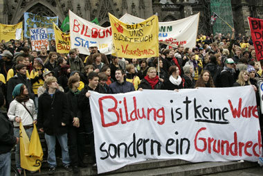 Demonstration am 17. November in Köln Demonstration am 17. November in Köln
