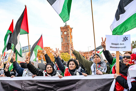Palästina-Kundgebung am 4.11.2023 in Berlin. Auch die »Jüdische ...