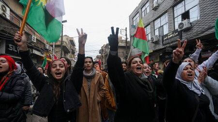 Demonstration für die Rechte von Kurden und anderen Minderheiten...
