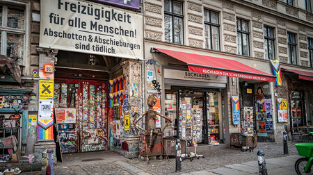 Buchladen »Zur schwankenden Weltkugel« in Berlin