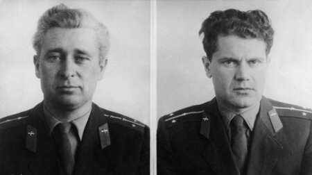 »Boris, ich bleibe bei dir.« – Juri Janow (r.) zu Boris Kapustin...