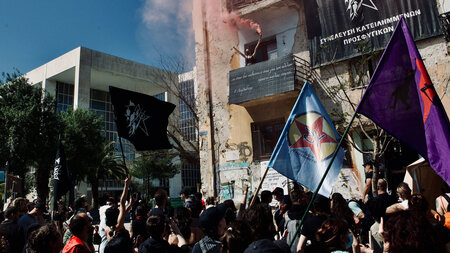 Demonstration für Prosfygika in Athen (18.4.2026)