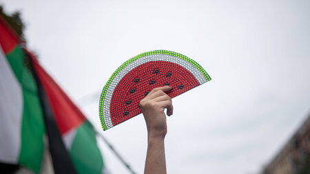 Auch das Wassermelonensymbol wird vom VS als »extremistisches« E...