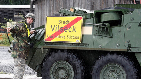 US-Armee beim Training in Grafenwöhr (12.7.2007)
