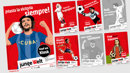 Ehrenspielführer der junge Welt-Sammelkartenmannschaft: Che Guev... Ehrenspielführer der junge Welt-Sammelkartenmannschaft: Che Guev...