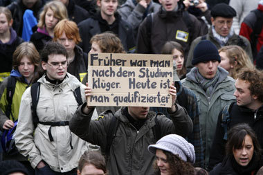 Schüler und Studierende im Bildungsstreik, 10. Dezember in Bonn