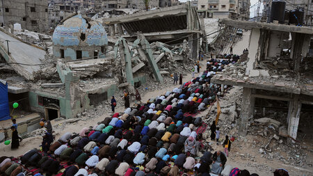 Erneut ein Eid Al-Adha in Trümmern und unter israelischem Beschu...