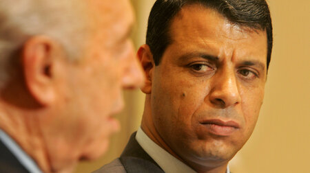 Von langer Hand eingeplant: Dahlan mit Israels damaligem Vizepre... Von langer Hand eingeplant: Dahlan mit Israels damaligem Vizepre...