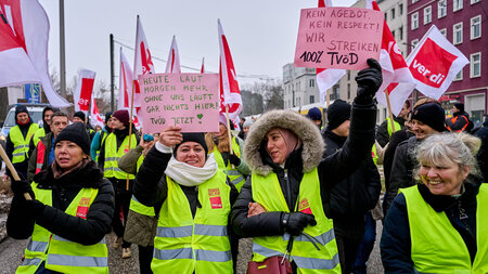 Sie sind unabkömmlich, nicht nur während eines Streiks: die Besc...