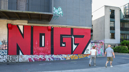 Graffito in Genf (8.6.2026)