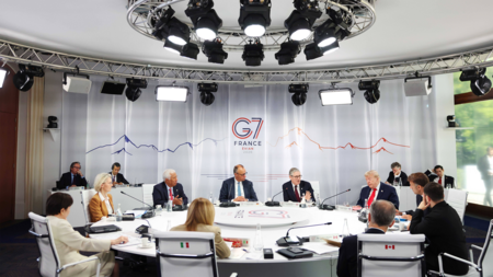 G7-Gipfel in Evian am Dienstag G7-Gipfel in Evian am Dienstag