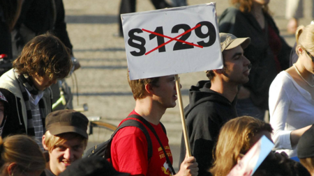 Demonstration gegen die Verschärfung der deutschen Sicherheitsge... Demonstration gegen die Verschärfung der deutschen Sicherheitsge...