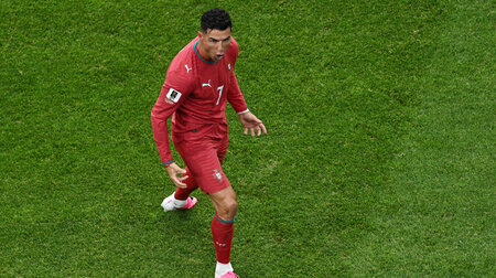 Bis zur Schnabeltasse auf dem Platz: C. Ronaldo