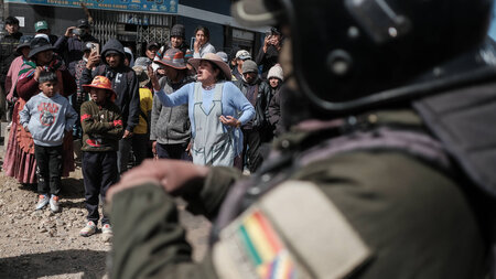 Bolivien im Chaos: Seit dem Amtsantritt der Rechtsregierung eska...