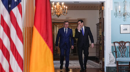 Einen Mitläufer hat Rubio schon gefunden: Bundesaußenminister Wa... Einen Mitläufer hat Rubio schon gefunden: Bundesaußenminister Wa...