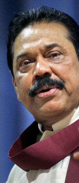 Unfähig, das Land zu einen: Präsident Rajapakse