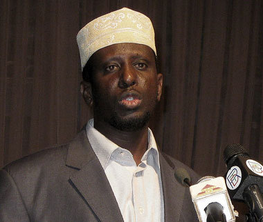 Provisorischer Präsident: Scharif Scheich Ahmed Provisorischer Präsident: Scharif Scheich Ahmed