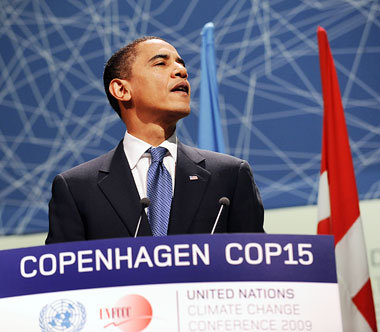 Große Worte, wenig Macht – US-Präsident Obama während der UN-Kli...