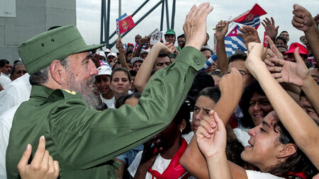 Beliebter Staatschef: Zeitlebens suchte Fidel die Nähe zum Volk,... Beliebter Staatschef: Zeitlebens suchte Fidel die Nähe zum Volk,...