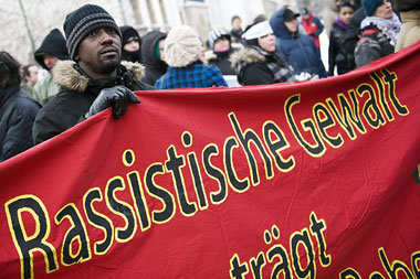 Demonstration in Gedenken an Oury Jalloh am Donnerstag in Dessau