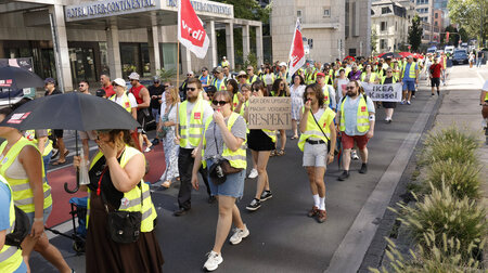 Verdi konnte bundesweit Tausende Beschäftigte mobilisieren, in 3...