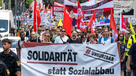 Demonstration für Solidarität statt Sozialabbau (Nürnberg, 11.7....