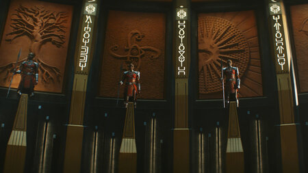 Thronsaal in Wakanda