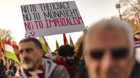 Gegen Theokratie, Monarchie und Imperialismus: Demonstration zur...