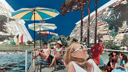 Dieter Urbach: Großhügelhaus, Vision: Josef Kaiser. 1971, Collag...