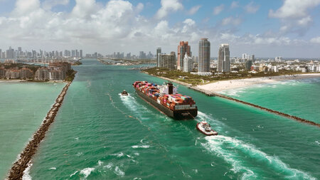 An der Ostküste ganz unten: Miami